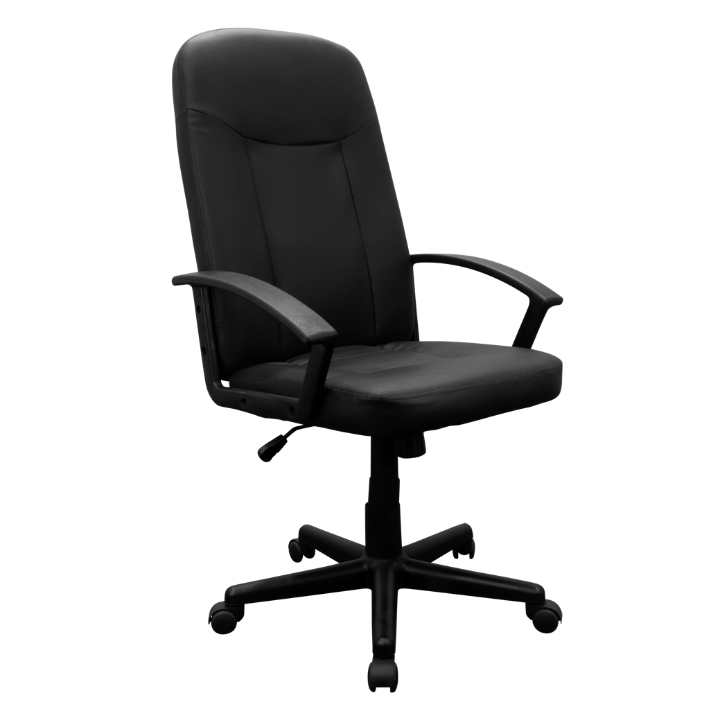 Everfurn Affinity High Back Office Chair in Stylish Black – Ergonomic and Adjustable Office Seating Titled View