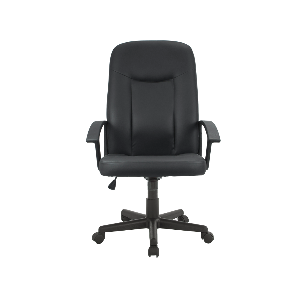 Everfurn Affinity High Back Office Chair in Stylish Black – Ergonomic and Adjustable Office Seating Front View