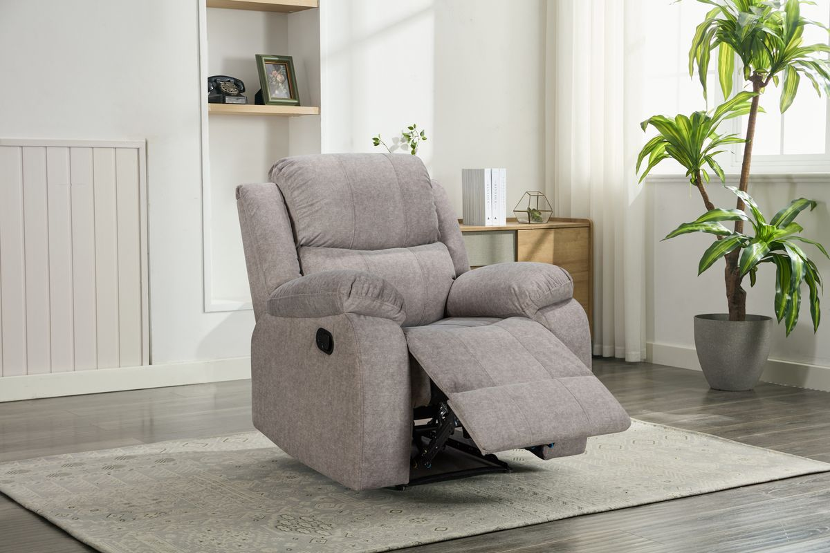Single Serenity Recliner | Graphite Grey Comfort Chair